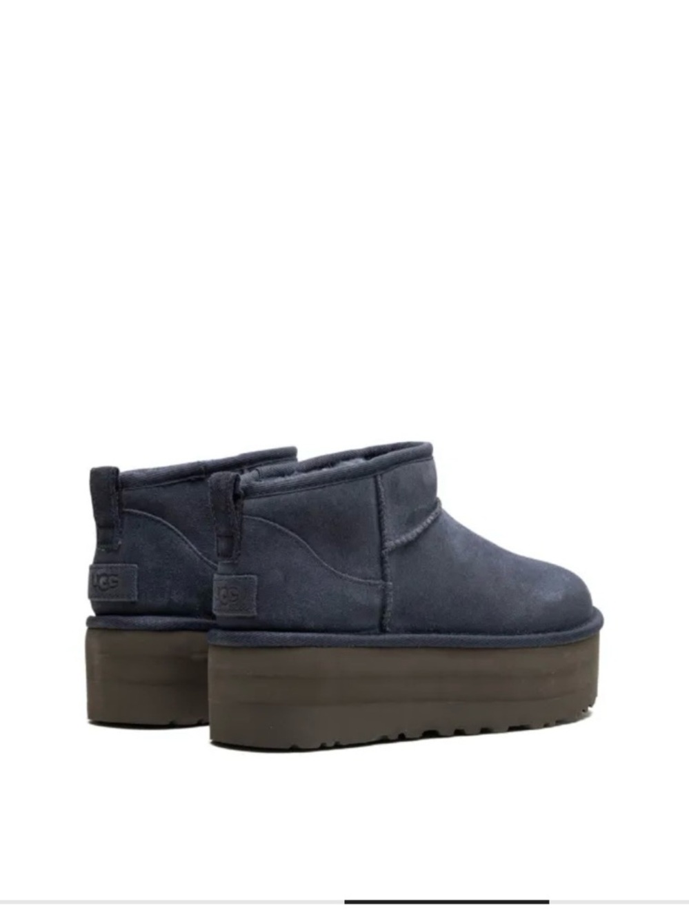 Ultra Mini Platform Uggs in Eve Blue